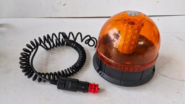 Проблесковый маячок мигалка 12/24V LED болт, фото 1