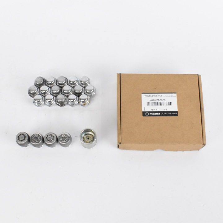 ГАЙКИ ДЛЯ КОЛЕС СЕКРЕТКИ M12x1.50 КОМПЛЕКТ 24 шт. MAZDA 2 III DJ DL CX-30, фото 1