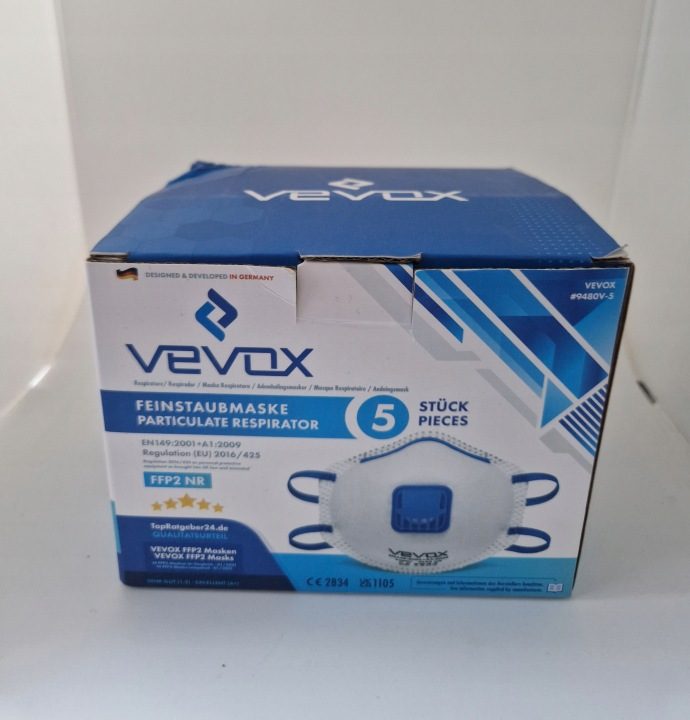 Półmaski VEVOX - для wyboru капота FFP3 FFP2 FFP1 20 штук, фото 1