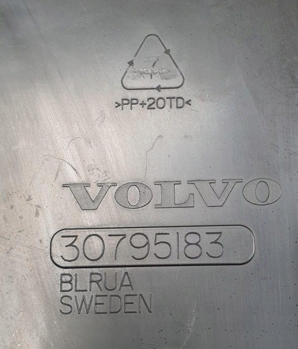 Кожух аккумулятора Volvo OE 30795183, фото 4