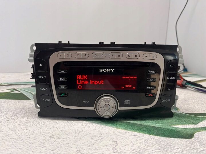 МАГНИТОЛА ШТАТНАЯ SONY КОД FORD MONDEO MK4 KUGA MK1 7S7T-18C939-AF, фото 2