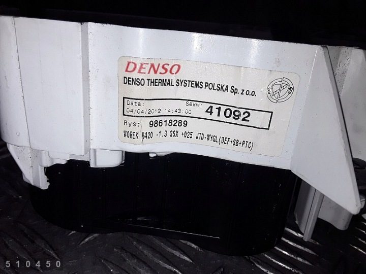 2012 Ford Ka Модуль управления кондиционером 98618289, фото 2