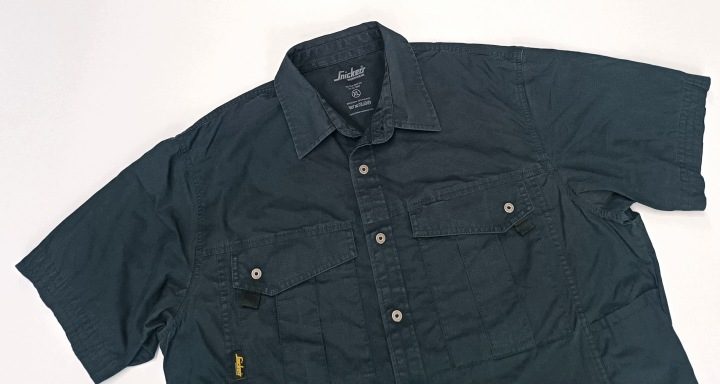 Snickers Workwear Koszula Рабочий Rip-Стоп Короткий Рукав Графит XL 8506, фото 3