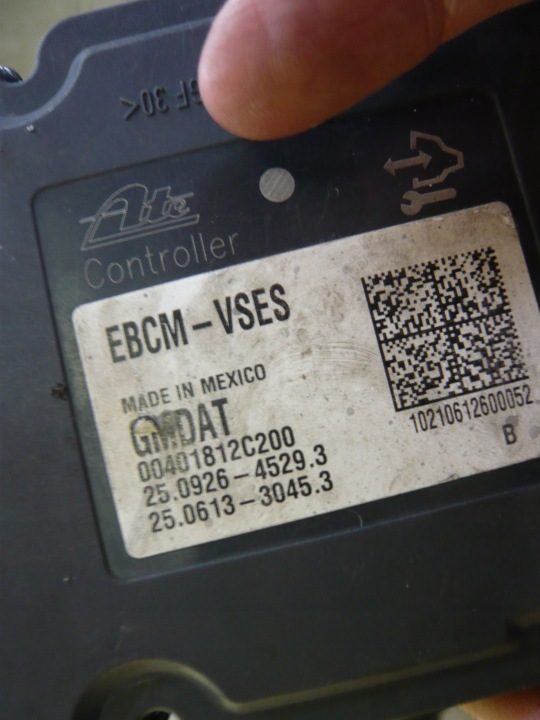 НАСОС ABS ANTARA CAPTIVA 96626091 25.0926-4529.3 VSES CB (19), фото 2