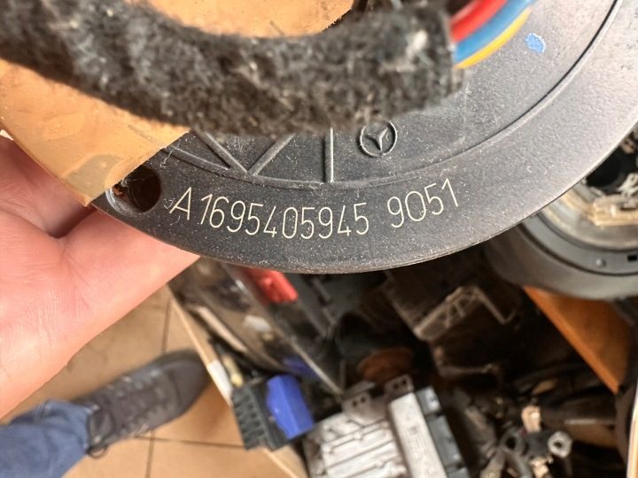 MERCEDES B W245 A W169 ШЛЕЙФ ПОДРУЛЕВОЙ AIRBAG A1694640818 A1695405945, фото 1