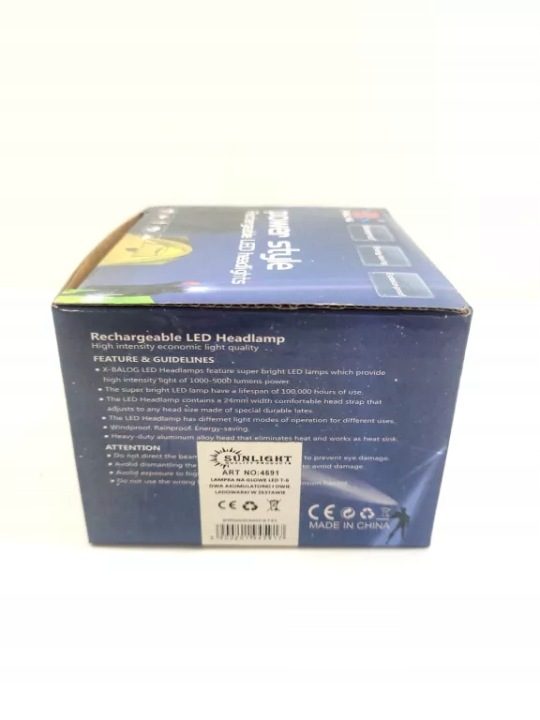 Налобный фонарь LED LEDowa на Czoło Głowę COB, фото 2