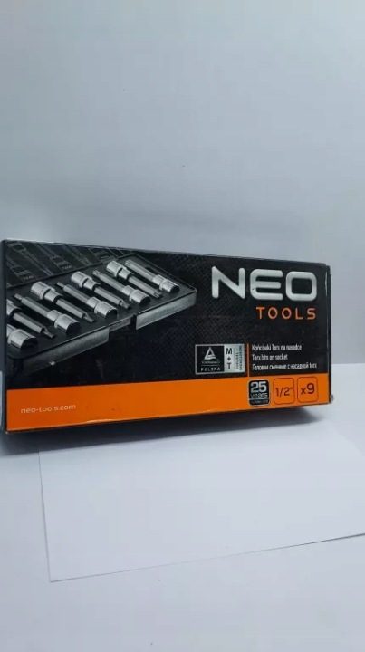 NEO TOOLS торцевые головки 82 шт. 1/4, 1/2 CR-V комплект инструментов кейс, фото 5