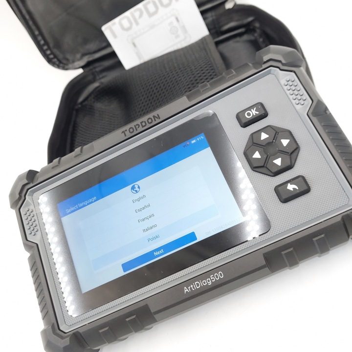 TOPDON ArtiDiag500 сканер OBD2 diagnostyka 4 systemów с językiem polskim, фото 5