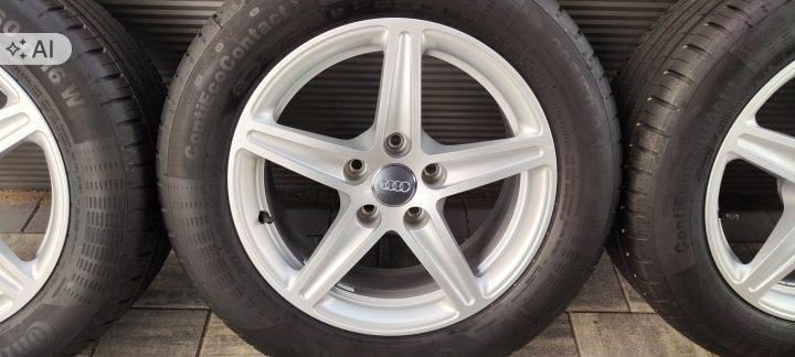 Диски Колеса Летние Audi A4 B8 B9 A6 C6 205/60 R16 92W Continental КАК НОВЫЕ, фото 4