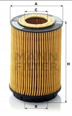Mann-Filter HU 713 x Фильтр масляный, фото 1