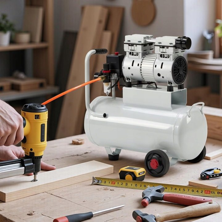 Компрессор Воздуха 30L 8 бар 1HP Масляный Гаражный 120 PSI, фото 2
