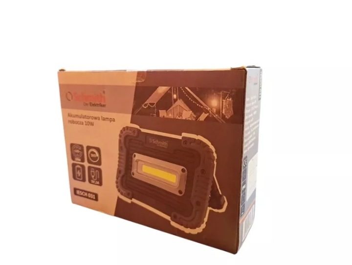 ФОНАРЬ LED ПРОЖЕКТОР AKU.POWERBANK 10W SCHMITH, фото 2