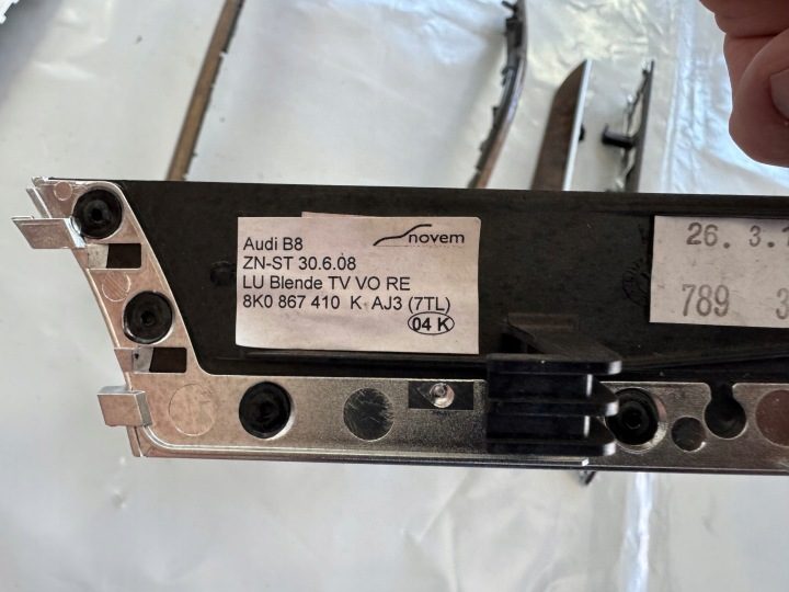 МОЛДИНГИ ДЕКОРАТИВНЫЕ DEKORACJE ДЕРЕВО AUDI A5,8T SPORTBACK AJ3 4K0867410K, фото 4