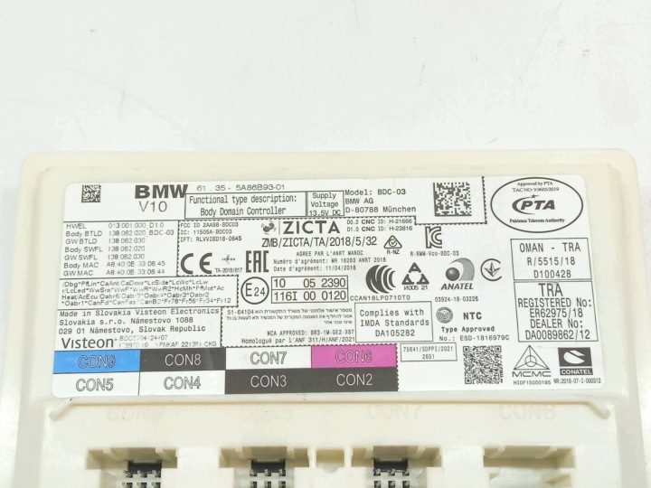 Блок комфорта 5A86B93 BMW серия 3 VII (2018-2026) G20 G21, фото 2