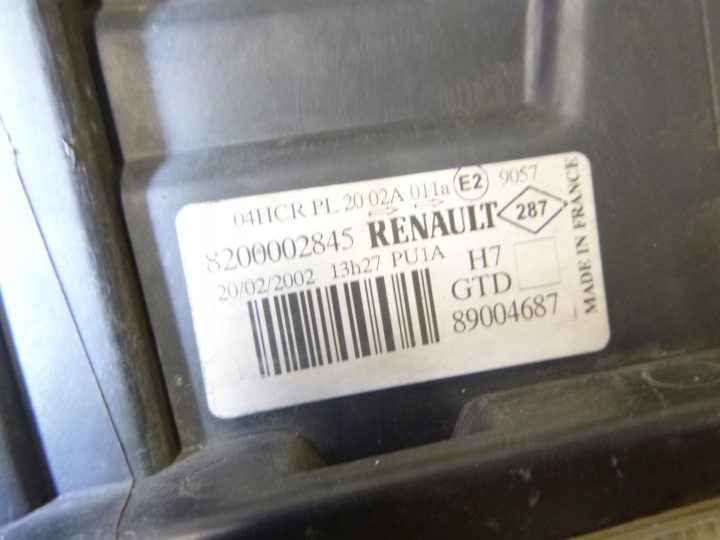 Левая Фара передняя RENAULT LAGUNA II 01-05r 8200002845 EU, фото 7