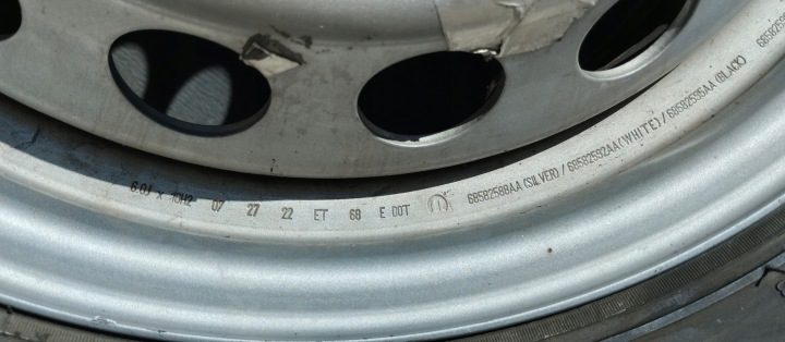 ДИСК MOPAR RAM PROMASTER 16" R16 DUCATO JUMPER ET68 5x130 68417588AA, фото 5