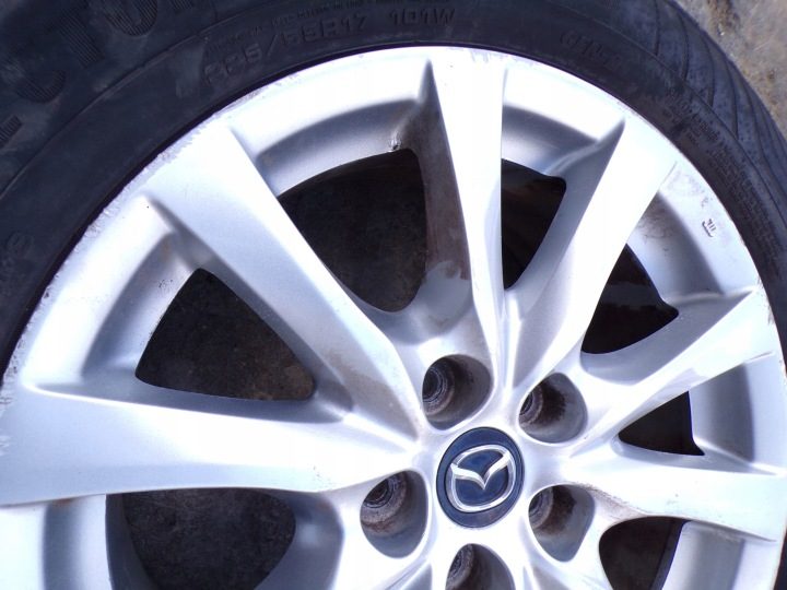 4× Литой диск Mazda OE 7.5" x 17" 5x114.3, фото 14