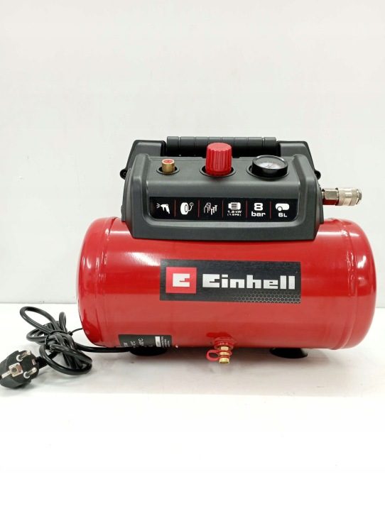 Компрессор безмасляный Einhell TC-AC 190/6/8 OF 6 l 8 бар, фото 3