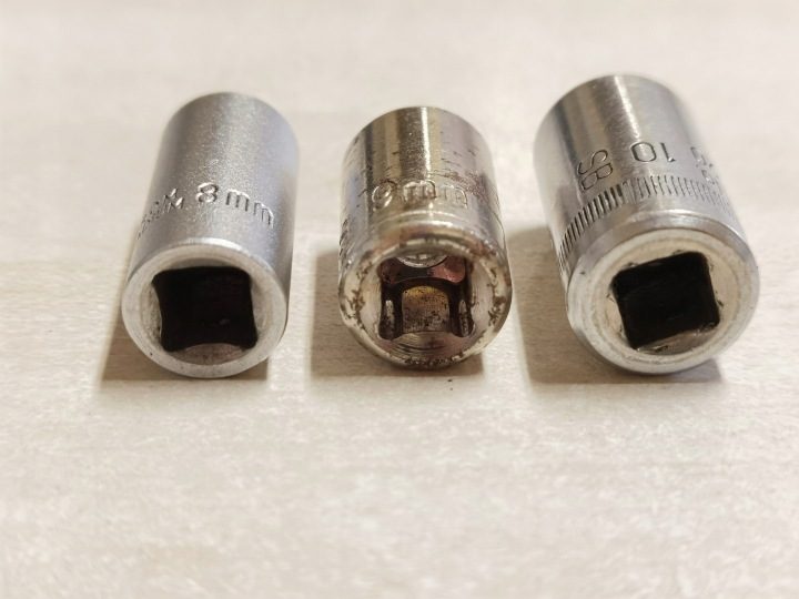Набор головок 1/4" 6-kątnych 8,9,10 мм, фото 4