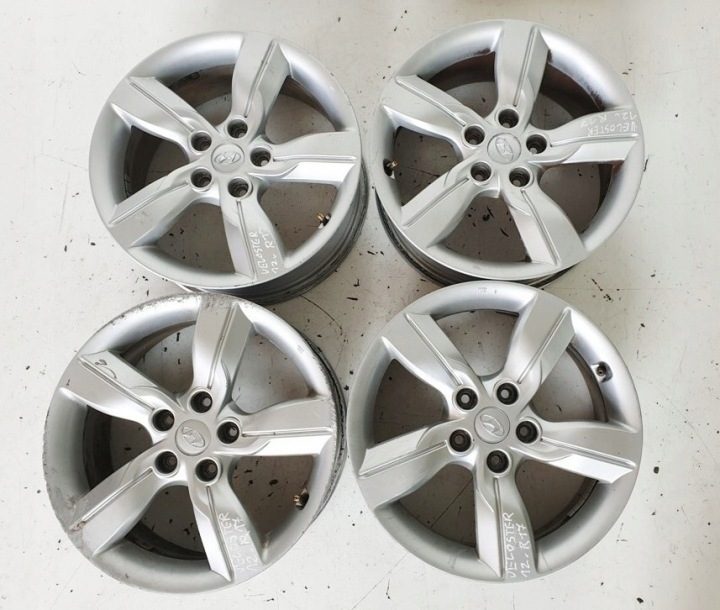 4× Литой диск Hyundai OE 3.5" x 17" 5x114.3, фото 1