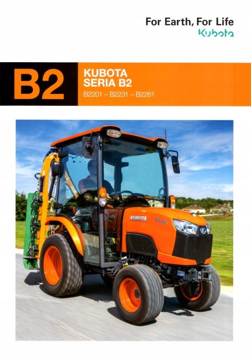ПРОСПЕКТ KUBOTA СЕРИЯ B2. ТРАКТОРЫ СЕЛЬСКОХОЗЯЙСТВЕННЫЕ, фото 1