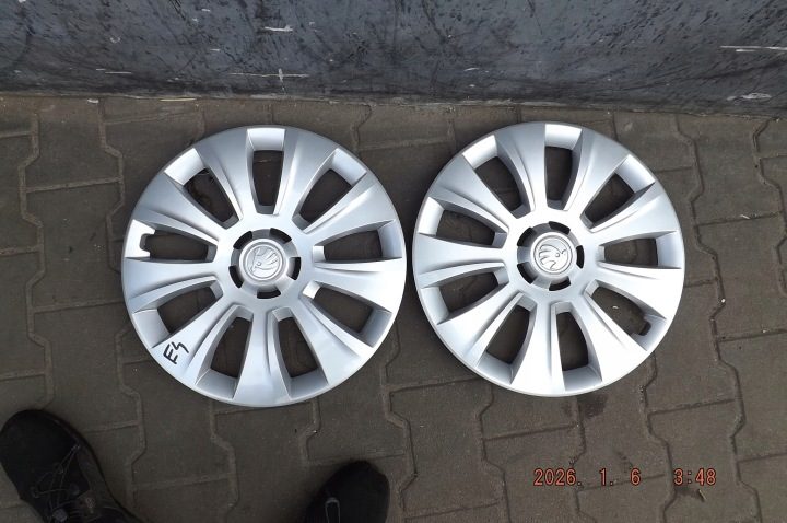 Колпак Skoda OE Оригинальный 16" серебристый, фото 6