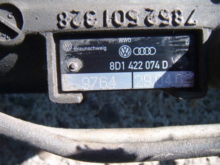 VW Passat B5 рестайлинг 00- 1.9 TDI рулевой механизм рулевая рейка 8D1422074D, фото 5