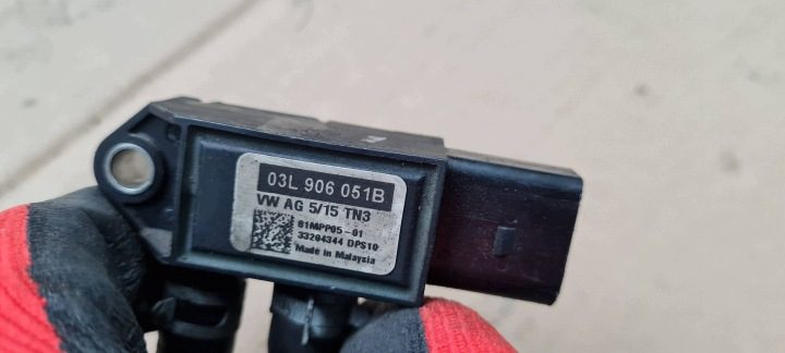 A6 C7 4G РЕСТАЙЛИНГ ДАТЧИК ДАВЛЕНИЯ ВЫХЛОПНЫХ ГАЗОВ 2.0 TDI 03L906051B A4 B8 B9 A5 8W Q5, фото 4