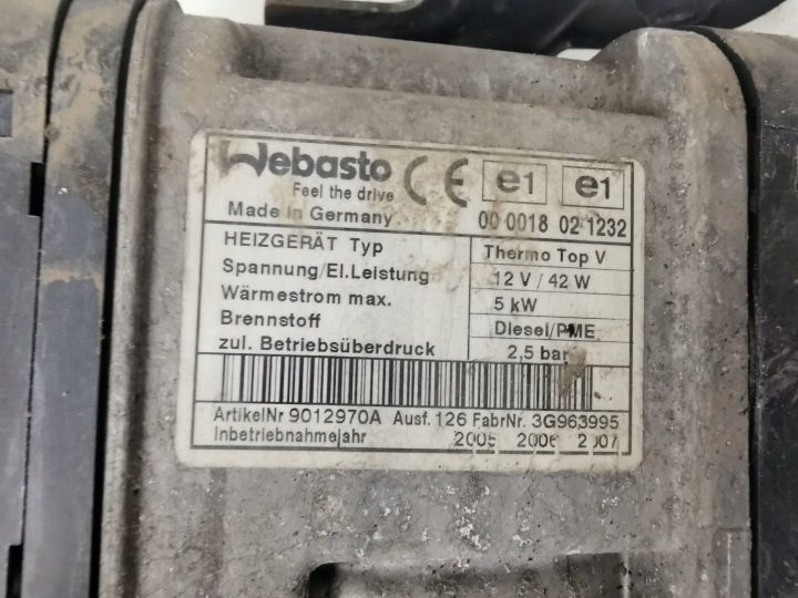 Webasto подогреватель VW Caddy 1.9 TDI 1K0815065AD, фото 7