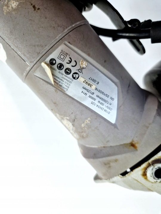 Угловая шлифмашина EUROMATE S1M-DH34-125 500W 125 мм, фото 4