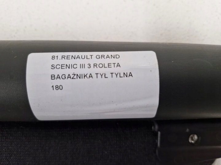 RENAULT GRAND SCENIC 3 III ШТОРКА БАГАЖНИКА ЗАДНЯЯ, фото 6