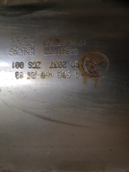 Mercedes Sprinter 906 рестайлинг DPF FAP катализатор A9064902600 39 тыс. км, фото 2
