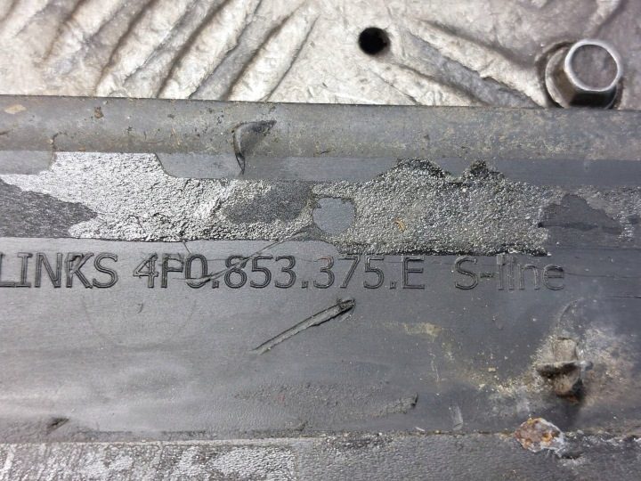 Накладка порога внутренняя комплект Audi A6 C6 4F0853376E 4F0853375E, фото 8