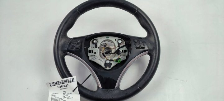 РУЛЬ МУЛЬТИФУНКЦИОНАЛЬНЫЙ КОЖА 9123288 BMW 3 E90 E92 06 г., фото 2