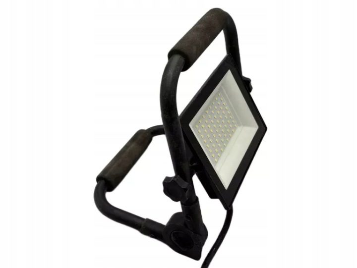 Прожектор LED NELI, переносной, 50W, 4500lm, 6400K, IP65, черный, GTV, фото 2