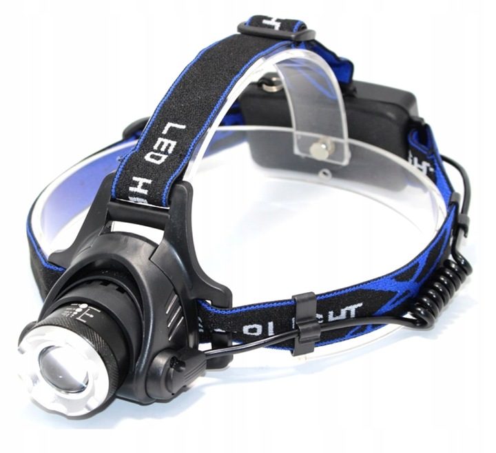 НАЛОБНЫЙ ФОНАРЬ LED ЗУМ CREE XM-L T6, фото 2