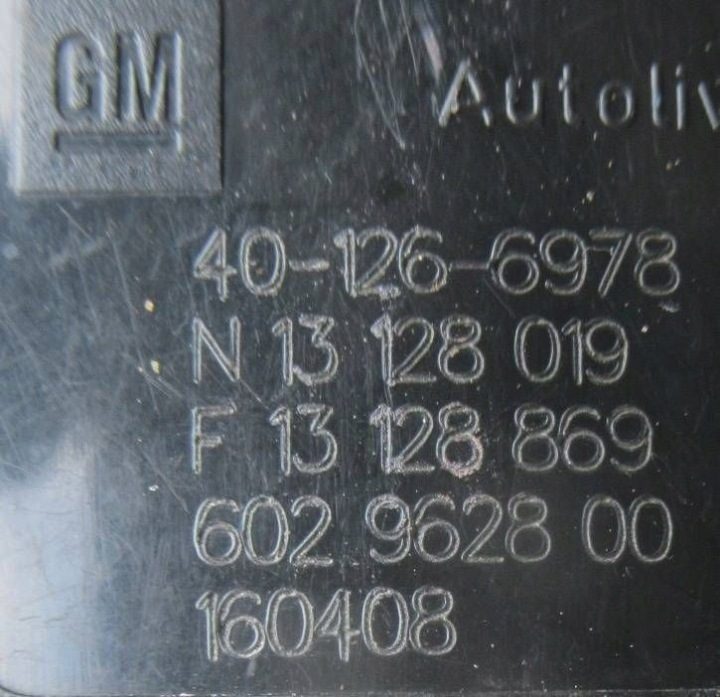 Защелка замок ремня Opel OE 13128019, фото 3