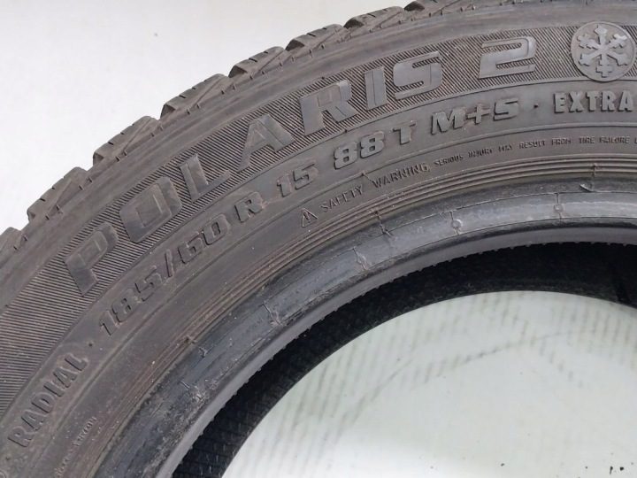 2× Шина зимняя Barum Polaris 3 185/60R15 88 т сцепление на снегу (3PMSF), усилитель (XL), фото 8