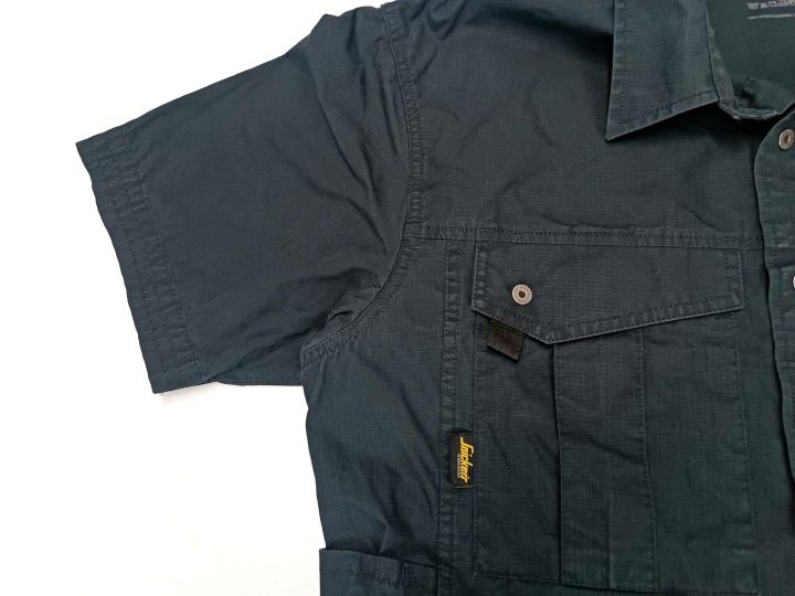 Snickers Workwear Koszula Рабочий Rip-Стоп Короткий Рукав Графит XL 8506, фото 5