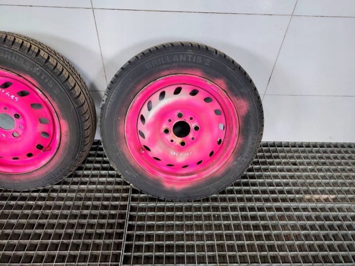 4× Штампованный диск Fiat OE 500 Cinquecento 625 x 13" 4x1, фото 8