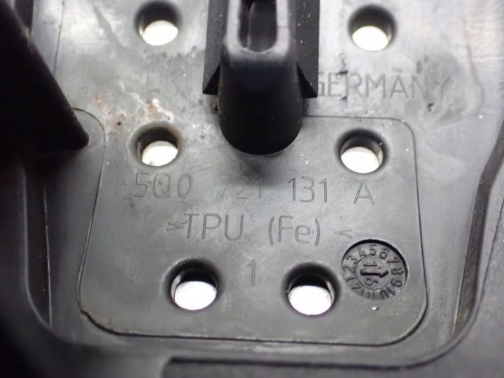 НАКЛАДКА ЗАЩИТА ПЕДАЛИ ЕВРОПА 5Q0721131A 5Q0721131 SKODA RAPID 16 г., фото 3