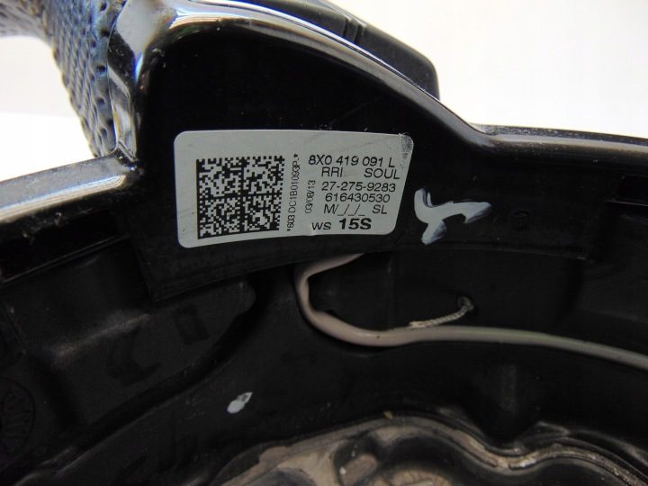 РУЛЬ КОЖА ПЕРФОРИРОВАННАЯ МУЛЬТИФУНКЦИОНАЛЬНАЯ AUDI A1 8X A6 C7 S-LINE 8X0419091L, фото 8