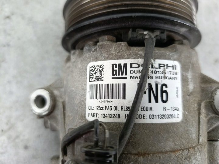 Насос, компрессор кондиционера Opel Astra J рестайлинг 13412248 401351739 Delphi, фото 9
