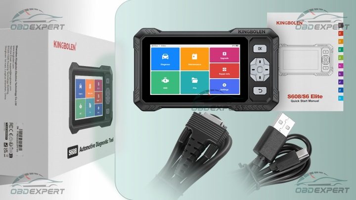 Тестер сканер интерфейс диагностический OBD2 Kingbolen S608 aktualizacje PL, фото 14