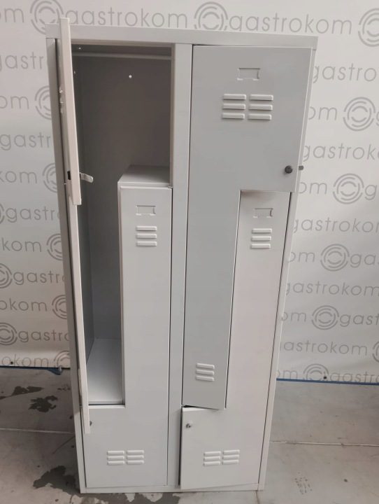 Шкаф РАБОЧИЙ для одежды pracownicza czterodrzwiowa типа L 180x80x50 см Mega-M, фото 2