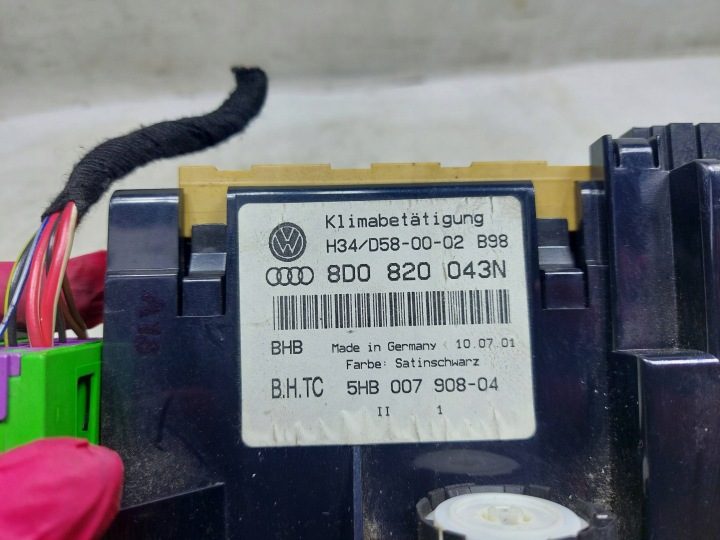 БЛОК УПРАВЛЕНИЯ ПЕЧКОЙ КОНДИЦИОНЕРА 8D0820043N AUDI A4 B5, фото 4