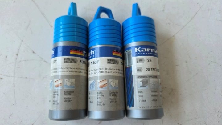 Шлицы Trepanacyjny Karnasch HSS-XE powlekany BLUE-TEC Ø 26 мм 20.1313-026, фото 1