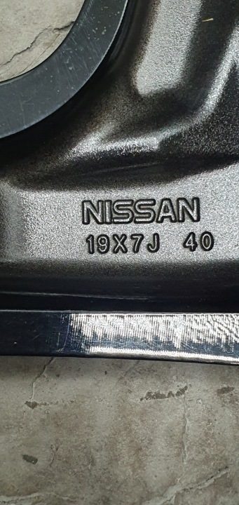 Литой диск Nissan OE N88901 AC4CH-T6 HV05B 7.0" x 19" 5x114.3 ET 40, фото 11