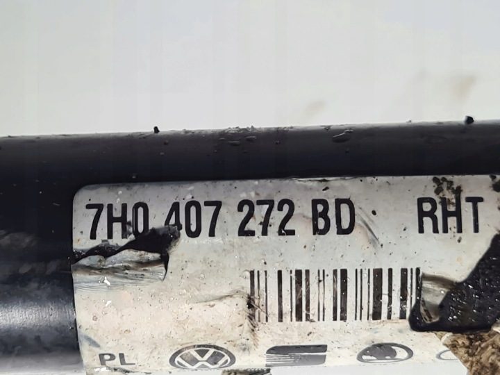 VW T5 2.5 TDI полуось правая передняя длинная 7H0407272BD, фото 3