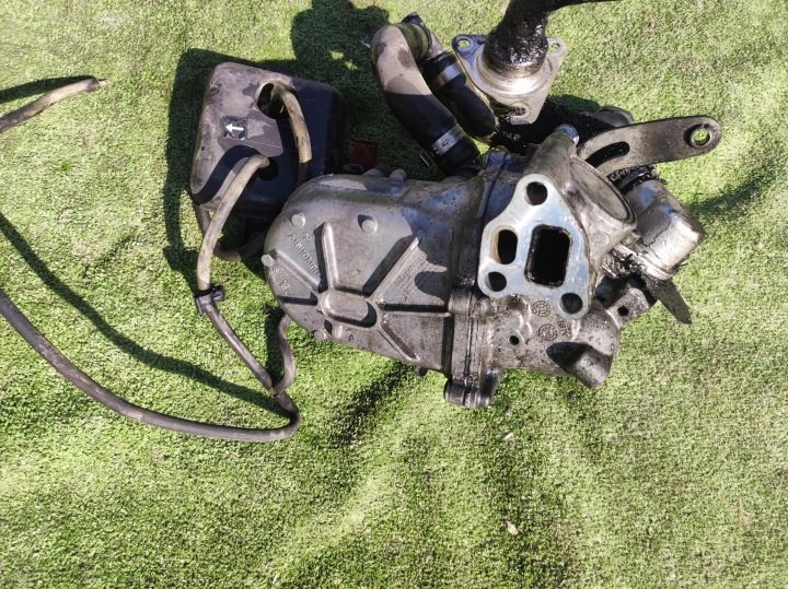 Fiat Grande Punto Evo 1.3 клапан EGR радиатор вакуума, фото 5